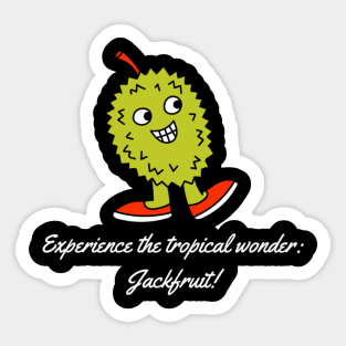 Experience the tropical wonder: Jackfruit! Sticker